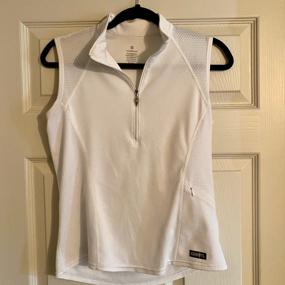 Kerrits Half Zip Sleeveless Top.